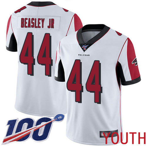 Atlanta Falcons Limited White Youth Vic Beasley Road Jersey NFL Football #44 100th Season Vapor Untouchable